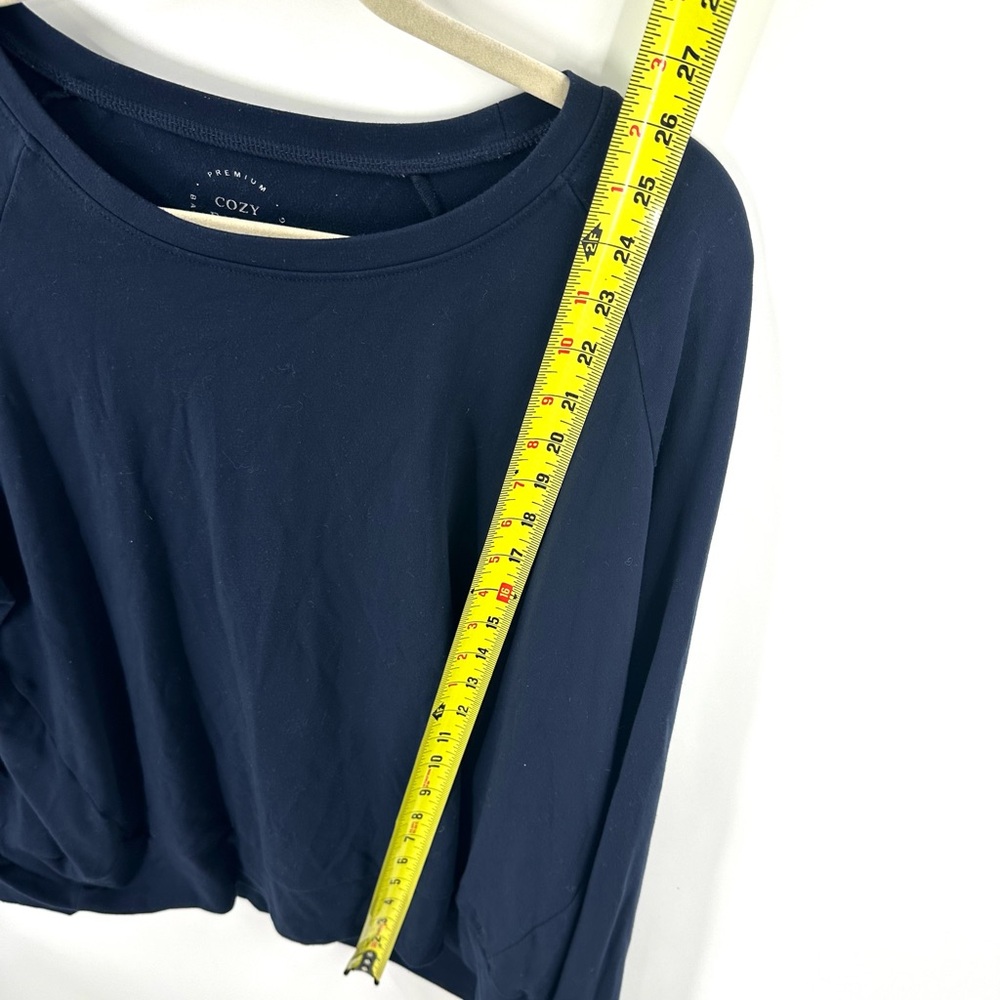 Cozy Earth Bamboo Sweatshirt Womens XL Soft Lounge Comfy Stretch Minimalist - Picture 8 of 9